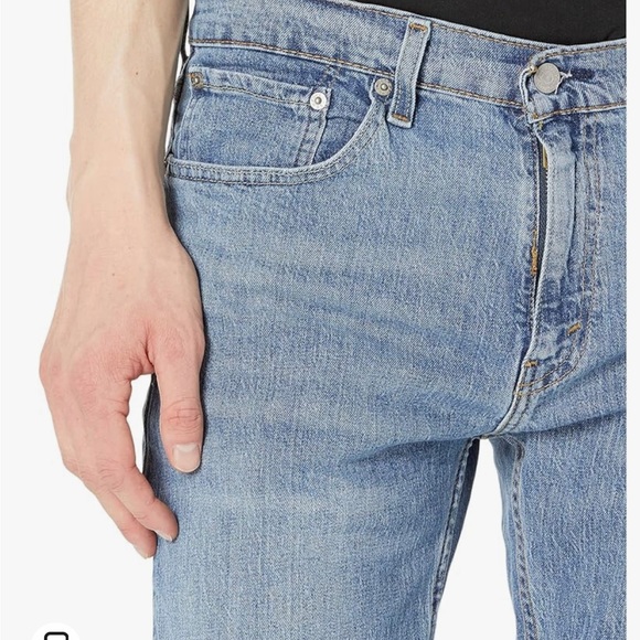 Levi's 559 Jeans Relaxed Straight Fit Ocean Blue Indigo 100% cotton W31 L32 - Picture 3 of 6